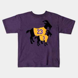 Lakers GOATS Kids T-Shirt